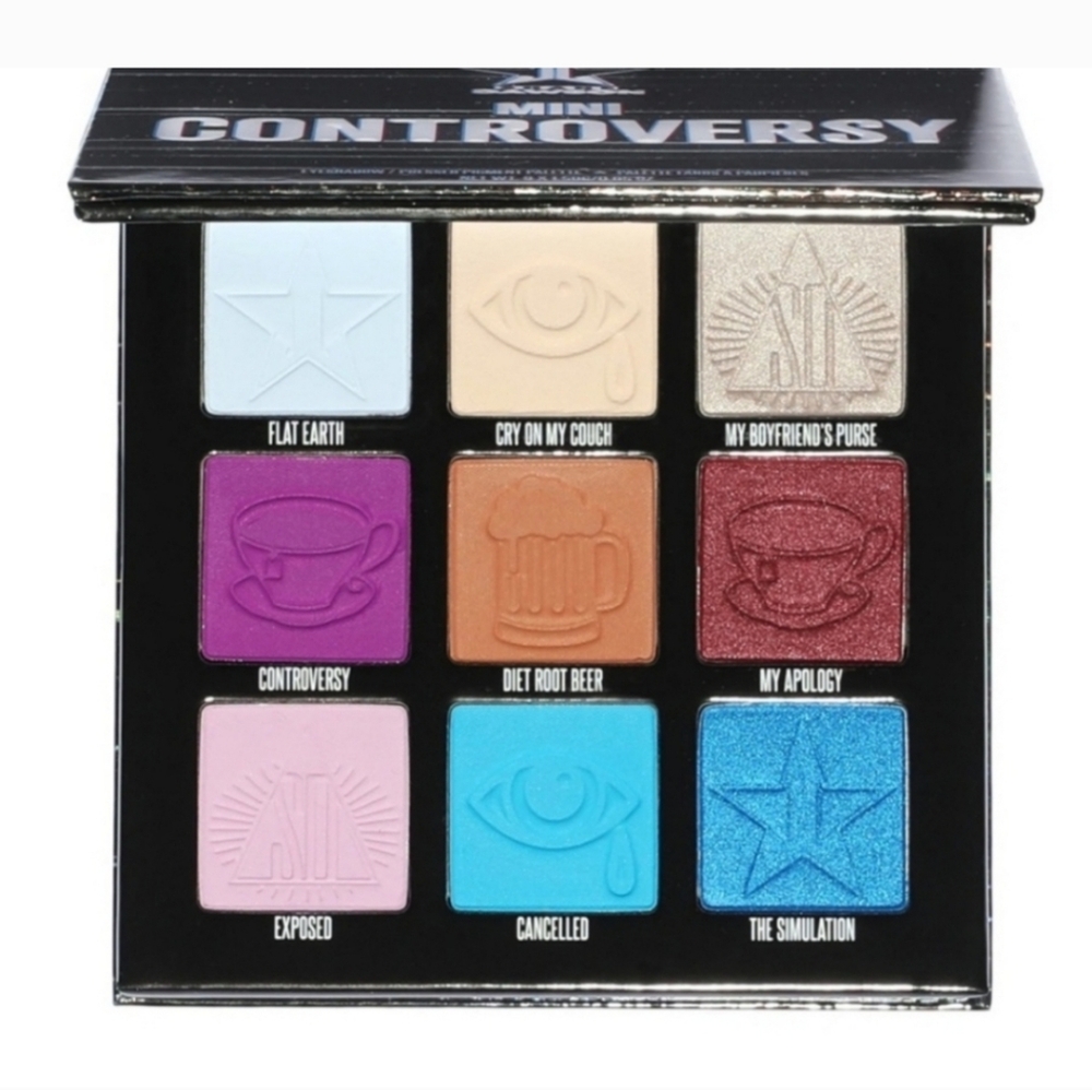 Jeffree Star × Shane Dawson Mini Controversy Eyeshadow Palette NIB